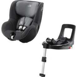 Britax Römer Kindersitz Dualfix 3 I-Size Midnight Grey Inklusive Flex Base 5Z