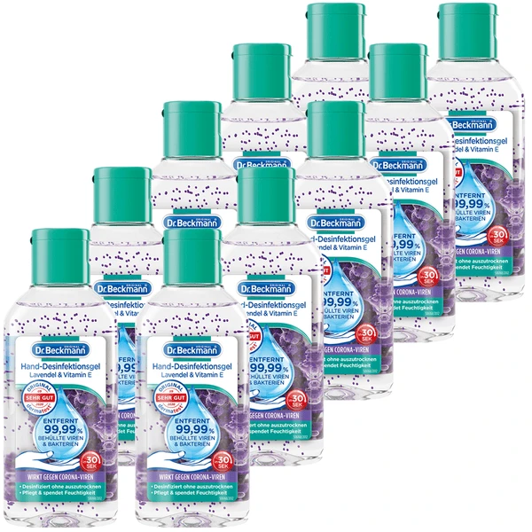 Dr. Beckmann Hand-Desinfektionsgel Lavendel & Vitamin E, 10 x 60ml Dr. Beckmann Hand-Desinfektionsgel Lavendel & Vitamin E, 10 X 60ml -Babyprodukte Rabatt Geschäft dr beckmann hand desinfektionsgel lavendel vitamin e 10 x 60ml a354745