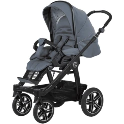 Hartan Kinderwagen Racer GTS Mit Handbremse Powder Blue (201) Gestellfarbe Schwarz